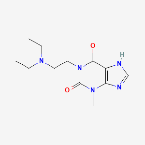 molecular formula C12H19N5O2 B11388834 1-[2-(diethylamino)ethyl]-3-methyl-3,7-dihydro-1H-purine-2,6-dione 