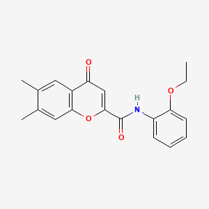 N-(2-ethoxyphenyl)-6,7-dimethyl-4-oxo-4H-chromene-2-carboxamide