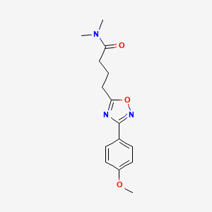 4-[3-(4-methoxyphenyl)-1,2,4-oxadiazol-5-yl]-N,N-dimethylbutanamide