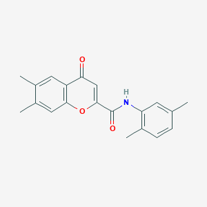 N-(2,5-dimethylphenyl)-6,7-dimethyl-4-oxo-4H-chromene-2-carboxamide