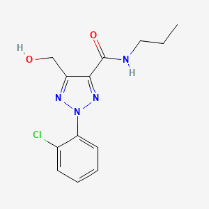 2-(2-chlorophenyl)-5-(hydroxymethyl)-N-propyl-2H-1,2,3-triazole-4-carboxamide