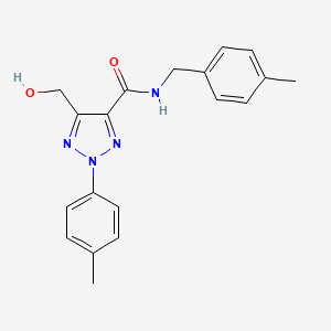 5-(hydroxymethyl)-N-(4-methylbenzyl)-2-(4-methylphenyl)-2H-1,2,3-triazole-4-carboxamide