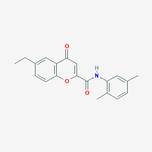 N-(2,5-dimethylphenyl)-6-ethyl-4-oxo-4H-chromene-2-carboxamide