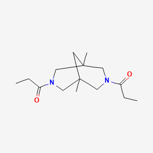 1-(1,5-Dimethyl-7-propionyl-3,7-diaza-bicyclo[3.3.1]non-3-yl)-propan-1-one