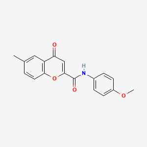 N-(4-methoxyphenyl)-6-methyl-4-oxo-4H-chromene-2-carboxamide