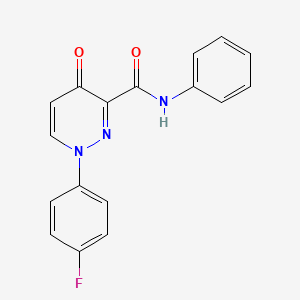 1-(4-fluorophenyl)-4-oxo-N-phenyl-1,4-dihydropyridazine-3-carboxamide