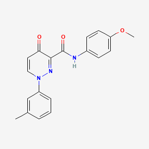 N-(4-methoxyphenyl)-1-(3-methylphenyl)-4-oxo-1,4-dihydropyridazine-3-carboxamide