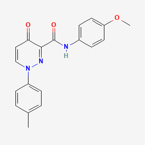 N-(4-methoxyphenyl)-1-(4-methylphenyl)-4-oxo-1,4-dihydropyridazine-3-carboxamide