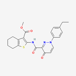 Methyl 2-({[1-(4-ethylphenyl)-4-oxo-1,4-dihydropyridazin-3-yl]carbonyl}amino)-4,5,6,7-tetrahydro-1-benzothiophene-3-carboxylate