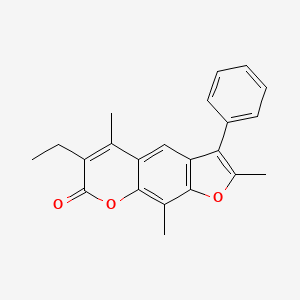 6-ethyl-2,5,9-trimethyl-3-phenyl-7H-furo[3,2-g]chromen-7-one