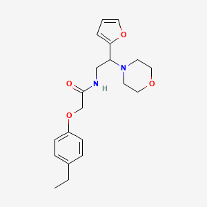 2-(4-ethylphenoxy)-N-[2-(furan-2-yl)-2-(morpholin-4-yl)ethyl]acetamide