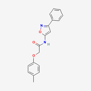 2-(4-methylphenoxy)-N-(3-phenyl-1,2-oxazol-5-yl)acetamide