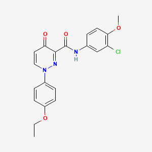 N-(3-chloro-4-methoxyphenyl)-1-(4-ethoxyphenyl)-4-oxo-1,4-dihydropyridazine-3-carboxamide