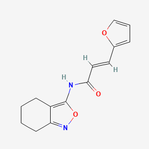 (2E)-3-(furan-2-yl)-N-(4,5,6,7-tetrahydro-2,1-benzoxazol-3-yl)prop-2-enamide