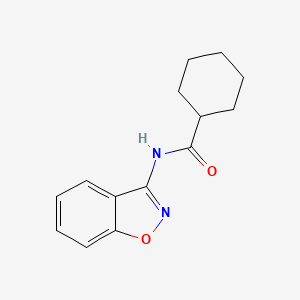 N-(1,2-benzoxazol-3-yl)cyclohexanecarboxamide