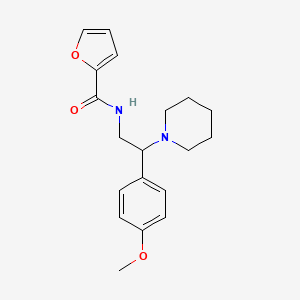 N-[2-(4-methoxyphenyl)-2-(piperidin-1-yl)ethyl]furan-2-carboxamide