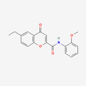 6-ethyl-N-(2-methoxyphenyl)-4-oxo-4H-chromene-2-carboxamide