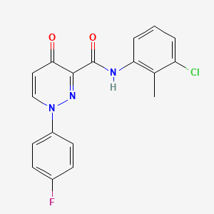 N-(3-chloro-2-methylphenyl)-1-(4-fluorophenyl)-4-oxo-1,4-dihydropyridazine-3-carboxamide