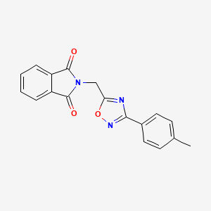 2-{[3-(4-methylphenyl)-1,2,4-oxadiazol-5-yl]methyl}-1H-isoindole-1,3(2H)-dione