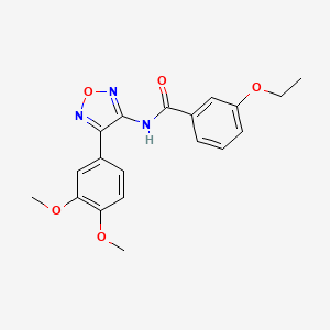 N-[4-(3,4-dimethoxyphenyl)-1,2,5-oxadiazol-3-yl]-3-ethoxybenzamide