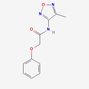 N-(4-Methyl-1,2,5-oxadiazol-3-yl)-2-phenoxyacetamide