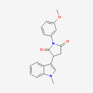 1-(3-Methoxyphenyl)-3-(1-methyl-1h-indol-3-yl)pyrrolidine-2,5-dione