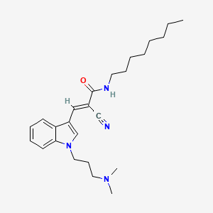 molecular formula C25H36N4O B1139101 Dynole 34-2 