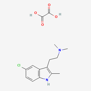molecular formula C13H17ClN2.C2H2O4 B1139104 Unii-4R5znv2chc CAS No. 1210-81-7