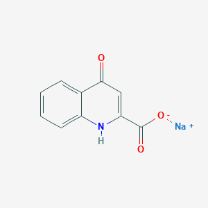 molecular formula C10H6NNaO3 B1139119 犬尿酸钠盐 CAS No. 2439-02-3