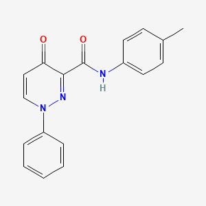 N-(4-methylphenyl)-4-oxo-1-phenyl-1,4-dihydropyridazine-3-carboxamide