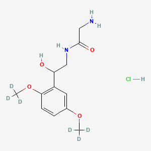 molecular formula C12H13D6ClN2O4 B1139131 米多君D6盐酸盐 CAS No. 1188265-43-1