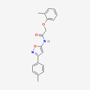 2-(2-methylphenoxy)-N-[3-(4-methylphenyl)-1,2-oxazol-5-yl]acetamide