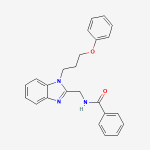 N-{[1-(3-phenoxypropyl)-1H-benzimidazol-2-yl]methyl}benzamide