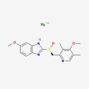 molecular formula C34H36MgN6O6S2 B1139132 埃索美拉唑镁盐 CAS No. 1198768-91-0