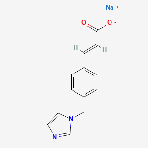 molecular formula C13H11N2NaO2 B1139137 奥扎格雷钠 CAS No. 130952-46-4