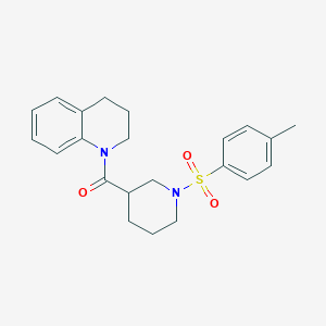 3,4-dihydroquinolin-1(2H)-yl{1-[(4-methylphenyl)sulfonyl]piperidin-3-yl}methanone