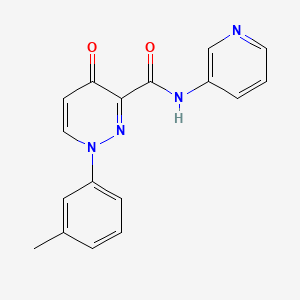 1-(3-methylphenyl)-4-oxo-N-(pyridin-3-yl)-1,4-dihydropyridazine-3-carboxamide