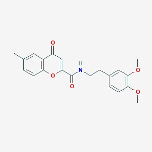 N-[2-(3,4-dimethoxyphenyl)ethyl]-6-methyl-4-oxo-4H-chromene-2-carboxamide