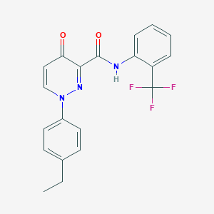 1-(4-ethylphenyl)-4-oxo-N-[2-(trifluoromethyl)phenyl]-1,4-dihydropyridazine-3-carboxamide