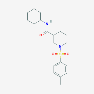 N-cyclohexyl-1-[(4-methylphenyl)sulfonyl]piperidine-3-carboxamide