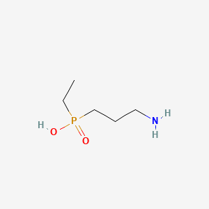 molecular formula C5H14NO2P.HCl B1139186 3-Aminopropyl(ethyl)phosphinic acid CAS No. 123691-29-2