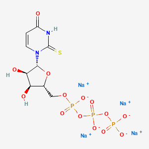 molecular formula C9H11N2Na4O14P3S B1139189 2-硫代尿嘧啶四钠盐 CAS No. 1343364-70-4