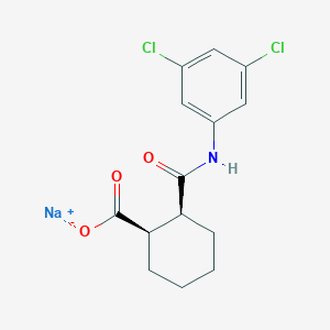 molecular formula C14H14Cl2NNaO3 B1139191 VU 0155041 钠盐 CAS No. 1259372-69-4