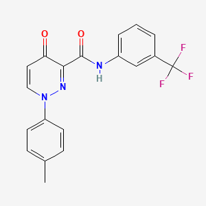 1-(4-methylphenyl)-4-oxo-N-[3-(trifluoromethyl)phenyl]-1,4-dihydropyridazine-3-carboxamide