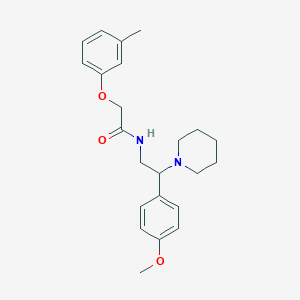 N-[2-(4-methoxyphenyl)-2-(piperidin-1-yl)ethyl]-2-(3-methylphenoxy)acetamide