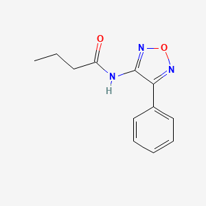 N-(4-phenyl-1,2,5-oxadiazol-3-yl)butanamide