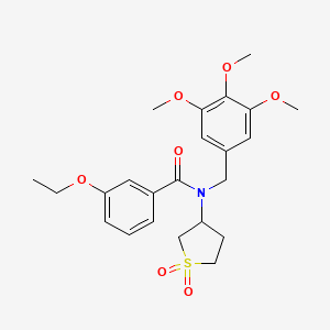 N-(1,1-dioxidotetrahydrothiophen-3-yl)-3-ethoxy-N-(3,4,5-trimethoxybenzyl)benzamide