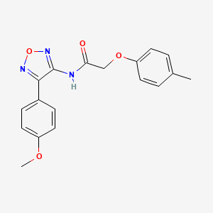 N-[4-(4-methoxyphenyl)-1,2,5-oxadiazol-3-yl]-2-(4-methylphenoxy)acetamide