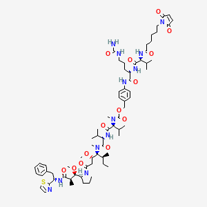 molecular formula C70H104N12O14S B1139223 Vc-MMAD CAS No. 1401963-17-4