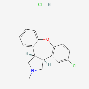 molecular formula C17H17Cl2NO B1139228 Asenapine hydrochloride CAS No. 1412458-61-7